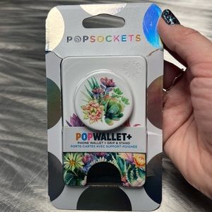 PopSocket PopWallet+ Succulent Garden